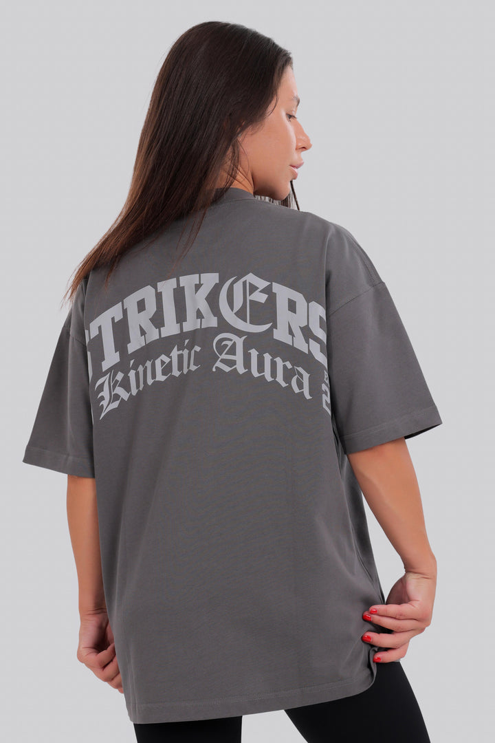 Aura Flex Oversize Kinetic T-Shirt Gray