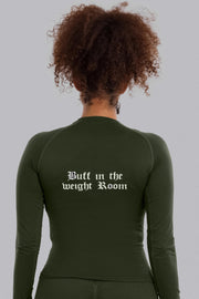 Blanca Soft Buff Long Sleeve Shirt Green