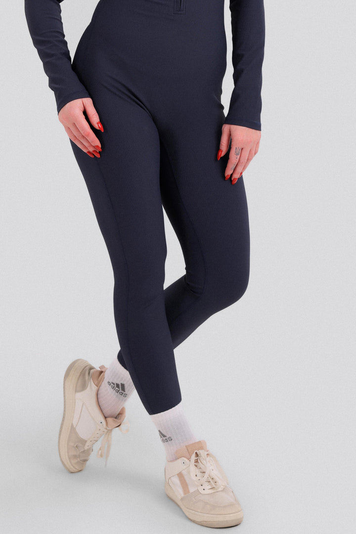 Activate Long Sleeve Jumpsuit Navy