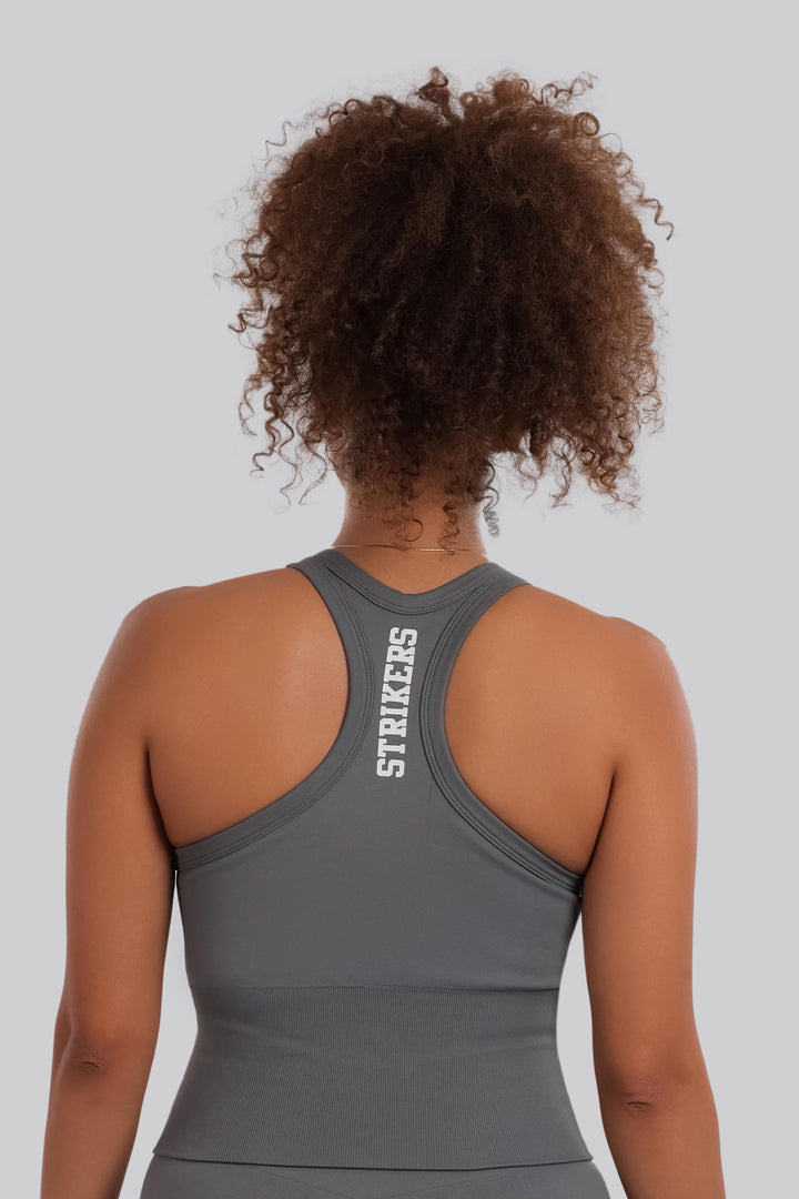 Power  Sleeveless Top Gray