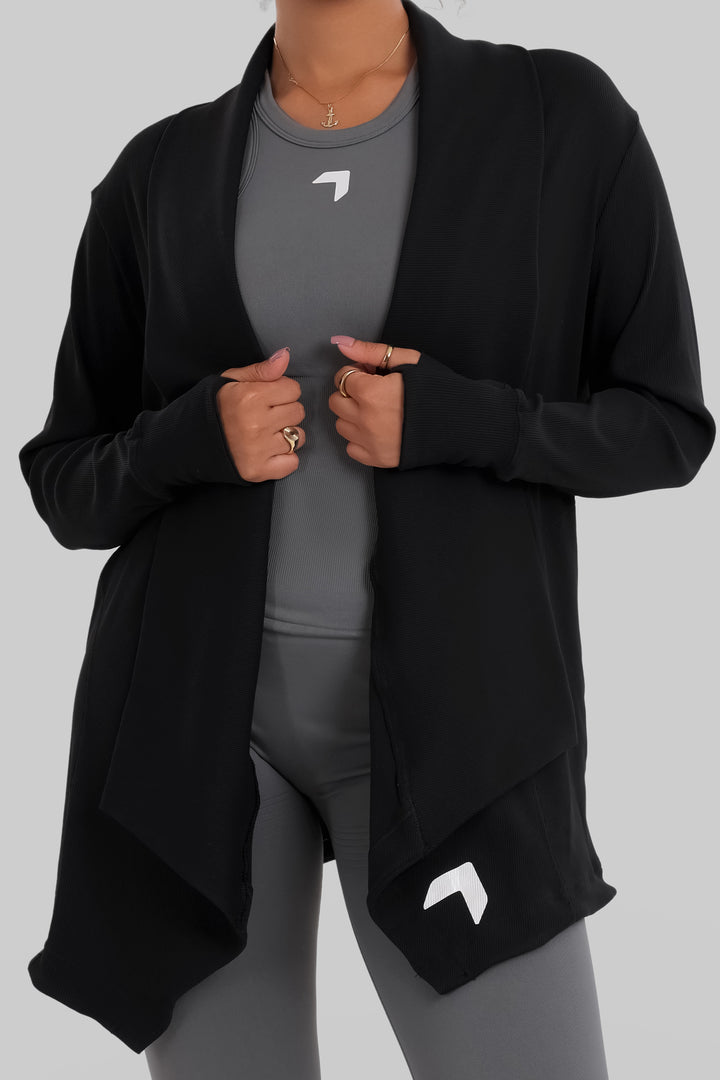 Activate Light Cardigan Black