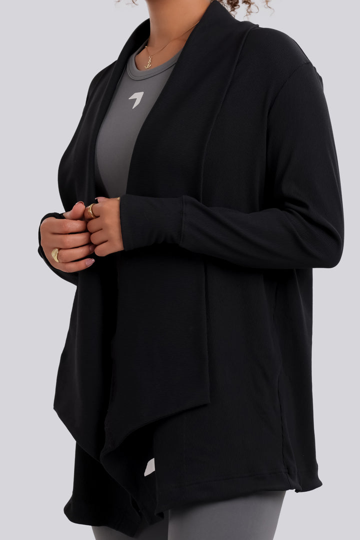 Activate Light Cardigan Black