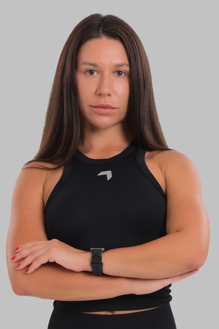Power Sleeveless Top Black